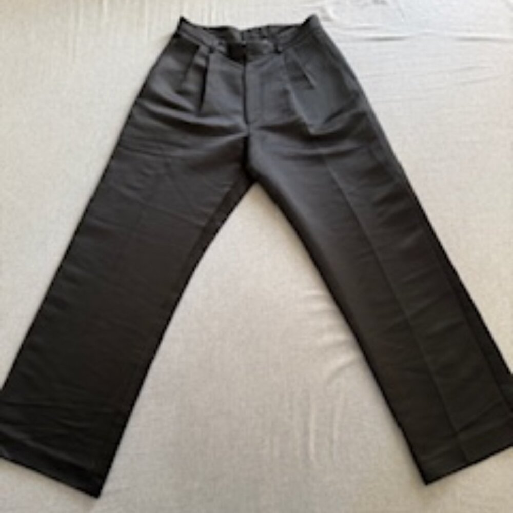 Miscreants London x Revolve Black Satin Wide-Leg Pants – Fits Like 6 – NWOT